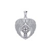Pendentif Celtic Cross Angel Wings, Sterling Pendentif Celtic Cross Angel Wings, Sterling
