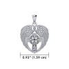 Pendentif Celtic Cross Angel Wings, Sterling Pendentif Celtic Cross Angel Wings, Sterling