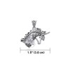 Pendentif Licorne Celtique, Sterling Pendentif Licorne Celtique, Sterling