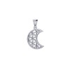 Fleur de Vie Lune, Pendentif Sterling