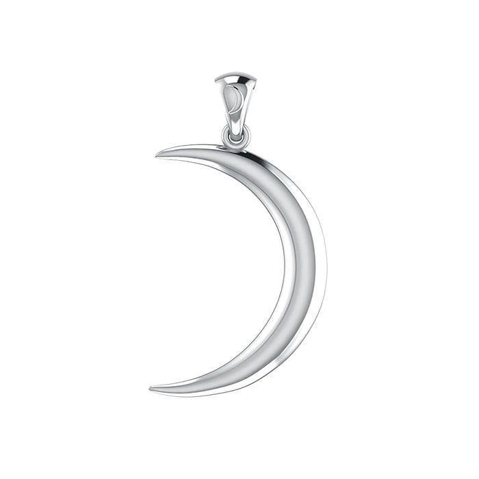 Pendentif Croissant de Lune, Sterling, Lg Pendentif Croissant de Lune, Sterling, Lg