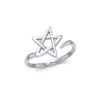 Bague Pentagram Star, Sterling Bague Pentagram Star, Sterling