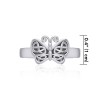 Nœuds celtiques Bague papillon en argent Nœuds celtiques Bague papillon en argent