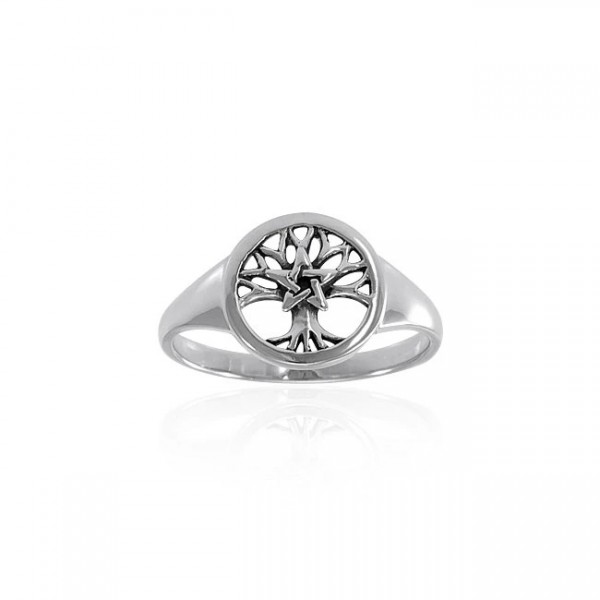 Bague étoile Tree Of Life, Sterling