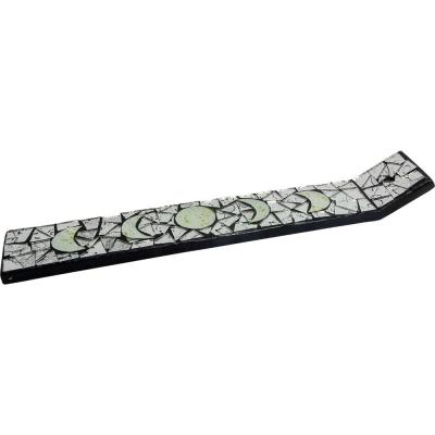 Porte-encens Mosaic Moon, noir et blanc Porte-encens Mosaic Moon, noir et blanc