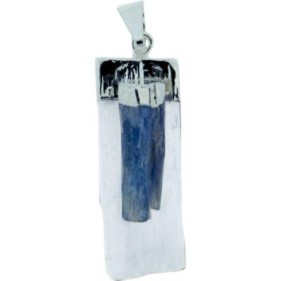 Selenite & Kyanite Pendant Selenite & Kyanite Pendant