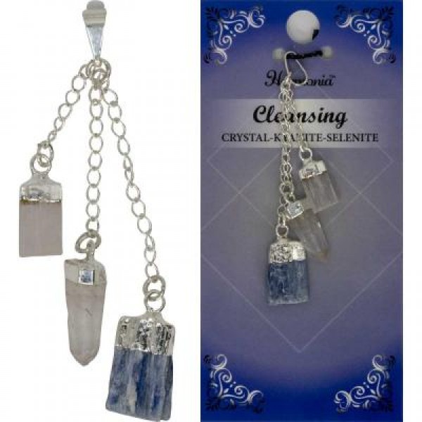 Crystal Trio Pendant - For Cleansing