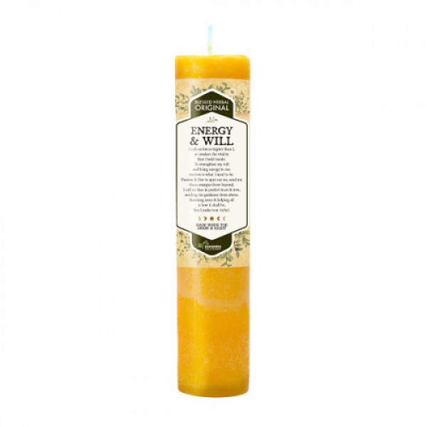 Blessed Herbal Candle - Energy & Will