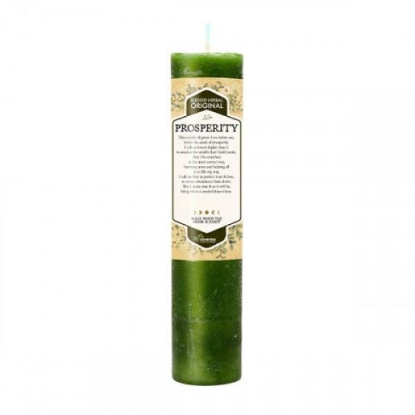 Blessed Herbal Candle - Prosperity
