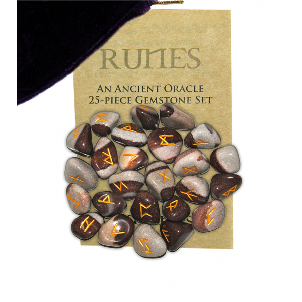 Rune Set, Pouch & Booklet - Sacred Narmada