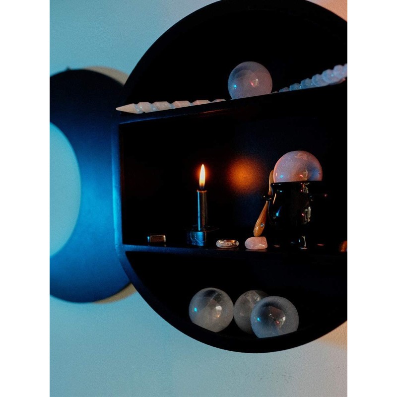 Triple Moon Shelf ~ Pour cristaux et bibelots Triple Moon Shelf ~ Pour cristaux et bibelots