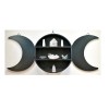 Triple Moon Shelf ~ Pour cristaux et bibelots Triple Moon Shelf ~ Pour cristaux et bibelots