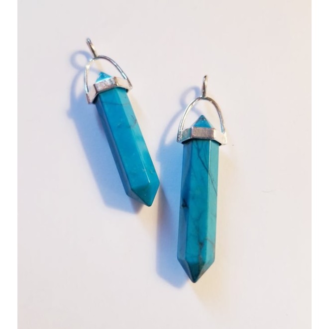 Howlite Turquoise Pendant Howlite Turquoise Pendant