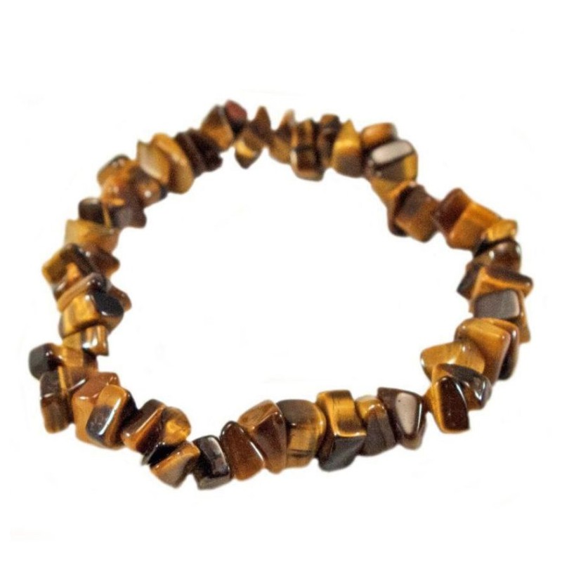 Tiger Eye Chip Stone Bracelet Tiger Eye Chip Stone Bracelet