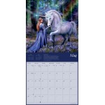 Wall Calendar 2022 Unicorns by Anne Stokes