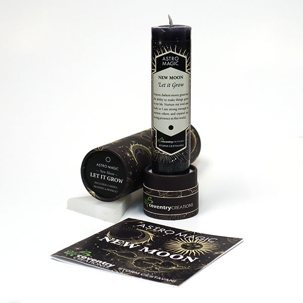 Astro Candle Gift Box - New Moon - Let It Grow
