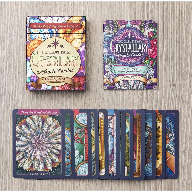 Illustrated Crystallary Oracle Cards - Maia Toll Illustrated Crystallary Oracle Cards - Maia Toll