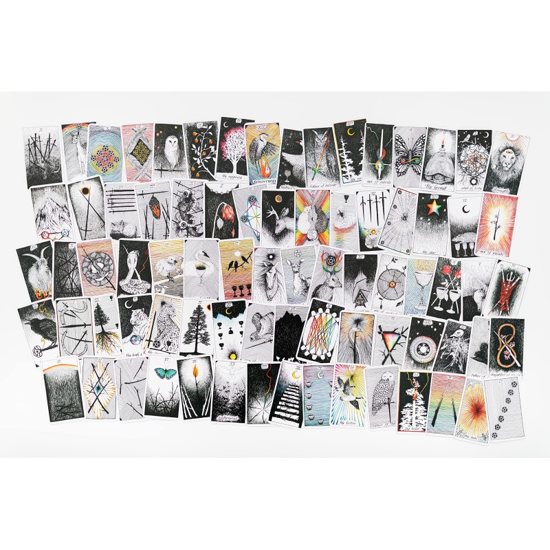 Tarot de poche inconnu sauvage - Kim Krans Tarot de poche inconnu sauvage - Kim Krans