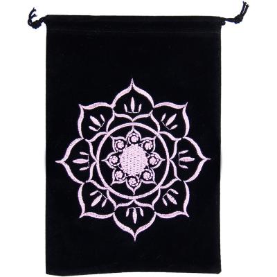 Embroidered Pouch: Lotus Embroidered Pouch: Lotus