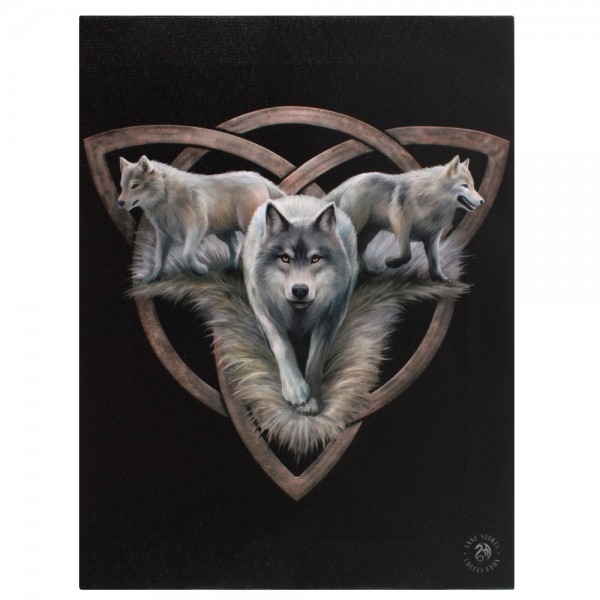 Canvas Art Print - Wolf Trio - Anne Stokes