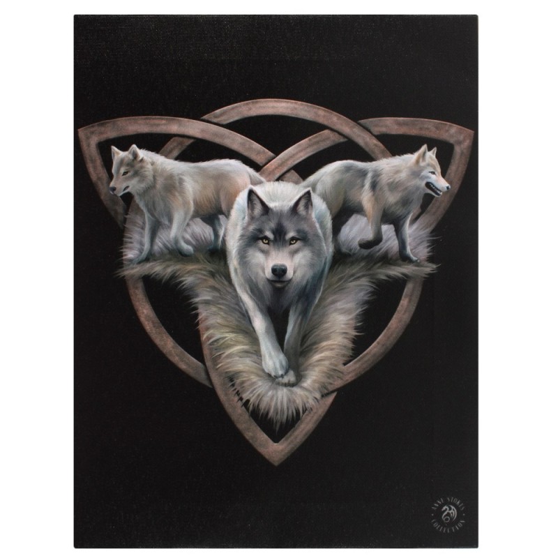Impression d’art sur toile - Wolf Trio - Anne Stokes Impression d’art sur toile - Wolf Trio - Anne Stokes