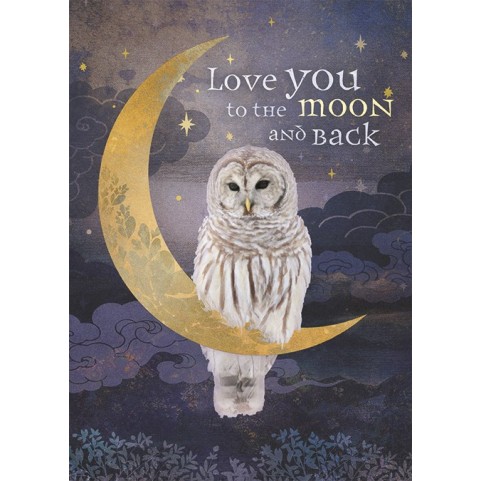 Carte de vœux: Owl Moon Carte de vœux: Owl Moon