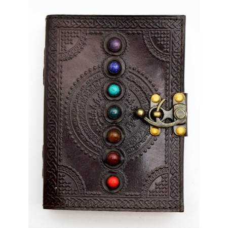 Chakra Gem Leather Journal Chakra Gem Leather Journal