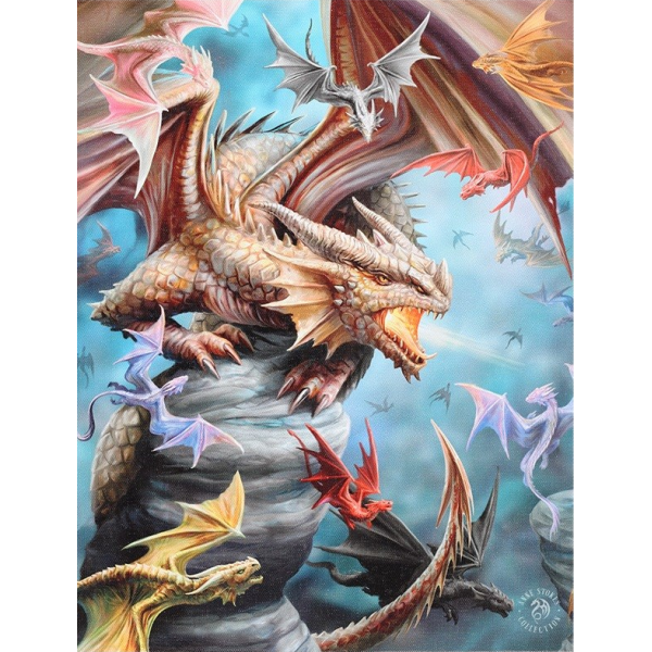 Dragon Clan Canvas Art Print - Anne Stokes