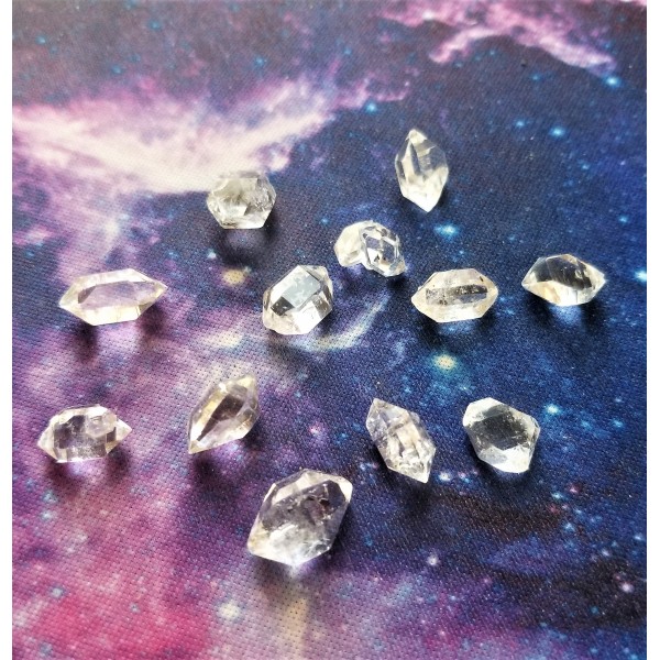 Spécimen de diamant Herkimer, moyen