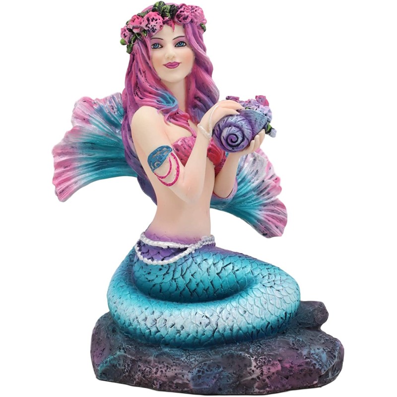 Spring Flowers Mermaid Sculpture Spring Flowers Mermaid Sculpture