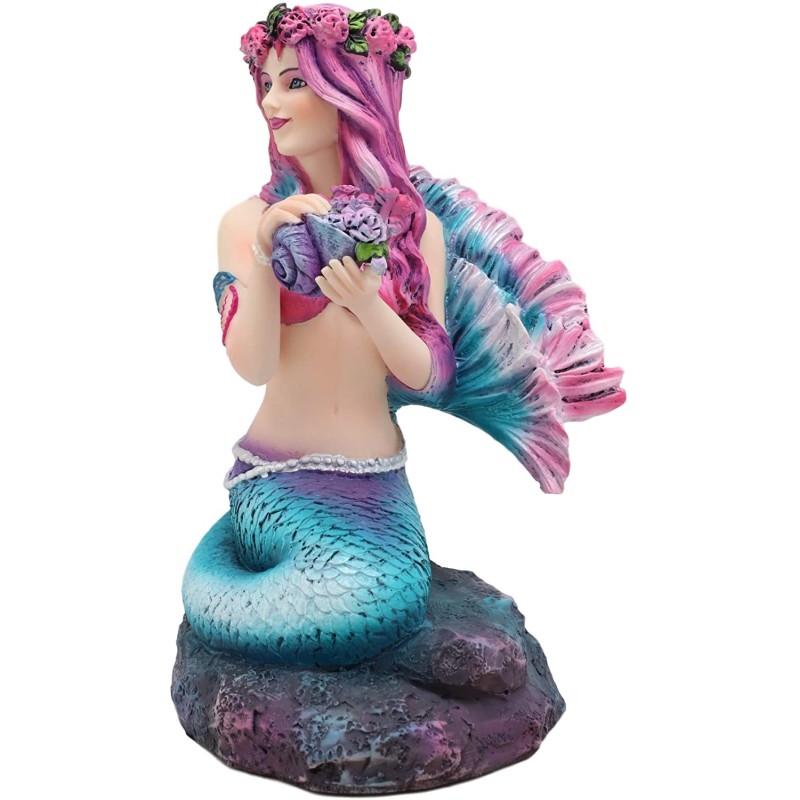 Spring Flowers Mermaid Sculpture Spring Flowers Mermaid Sculpture