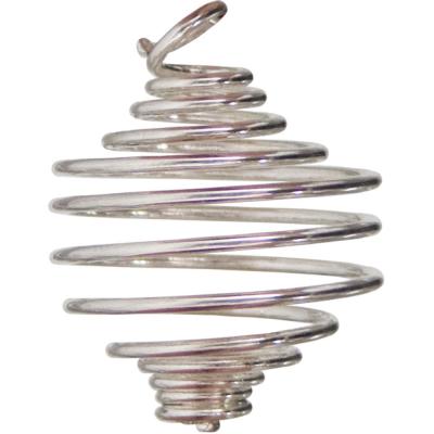 Silver Gemstone Cage Pendant Silver Gemstone Cage Pendant
