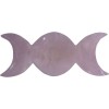 Pink Calcite Offering Dish - Triple Moon Pink Calcite Offering Dish - Triple Moon
