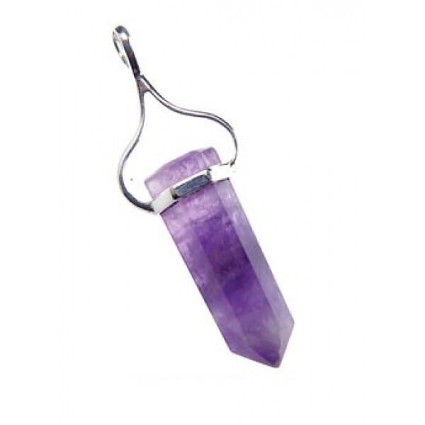 Amethyst Point Pendant, Sterling