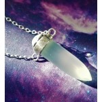 Aqua Onyx Pendulum Necklace