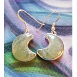 Jade Moon Earrings