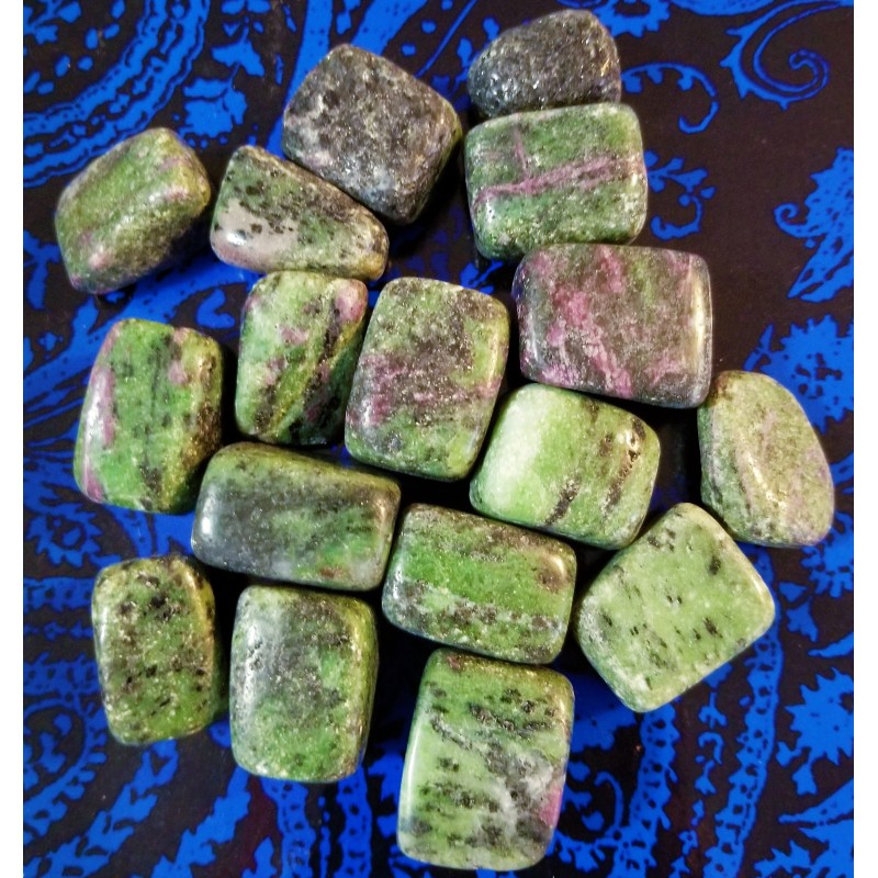 Zoisite rubis, Tumbled Zoisite rubis, Tumbled