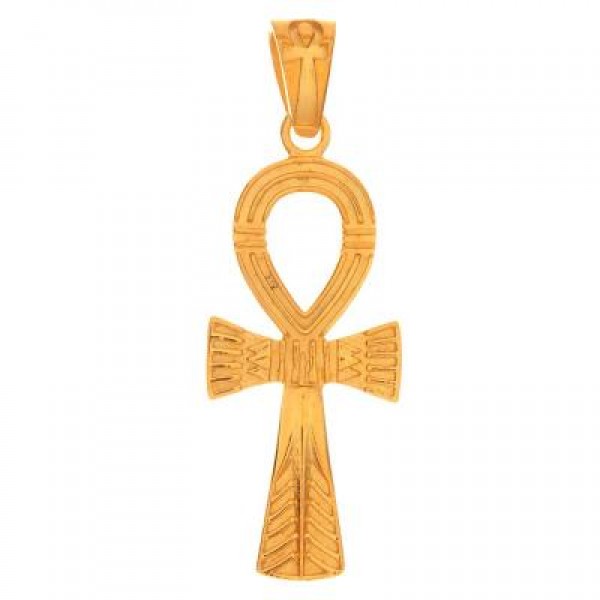 Golden Ankh Pendant