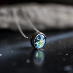 Earth Slider Necklace - Earth Day