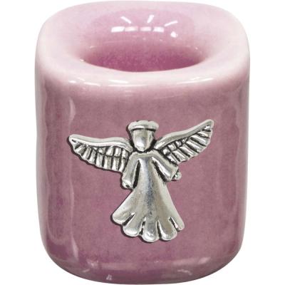 Mini bougeoir Chime: Pink Angel Mini bougeoir Chime: Pink Angel