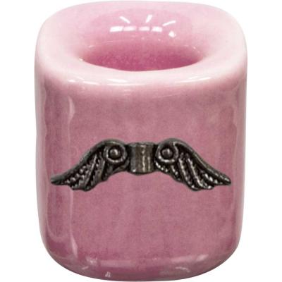 Mini bougeoir Chime: Pink Angel Wings Mini bougeoir Chime: Pink Angel Wings