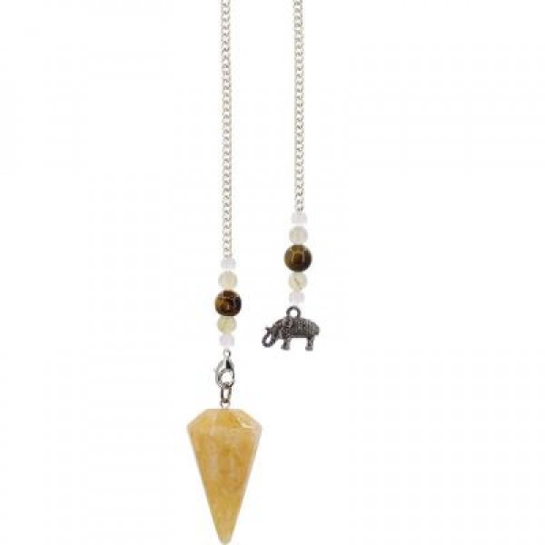 Golden Healer Elephant Pendulum