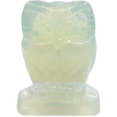 Opalite Gem Owl Sculpture Opalite Gem Owl Sculpture