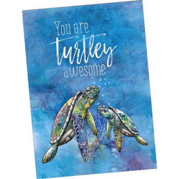 Greeting Card: Turtley Awesome