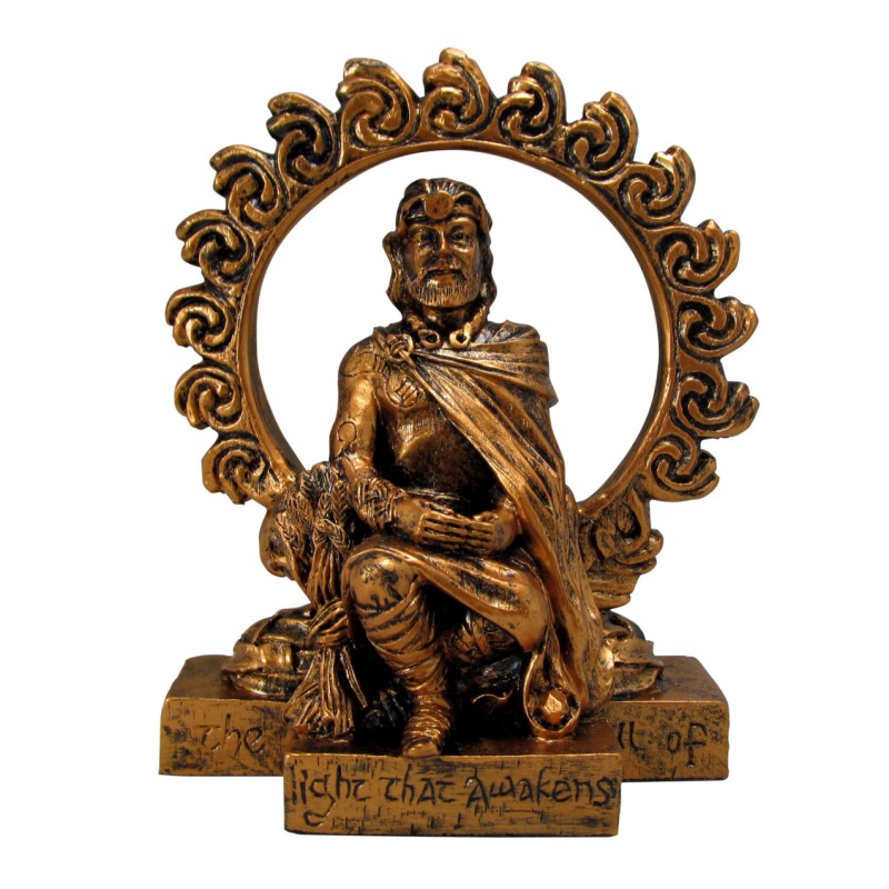 Dieu celtique Lugh, Finition Bronze, Petit Dieu celtique Lugh, Finition Bronze, Petit