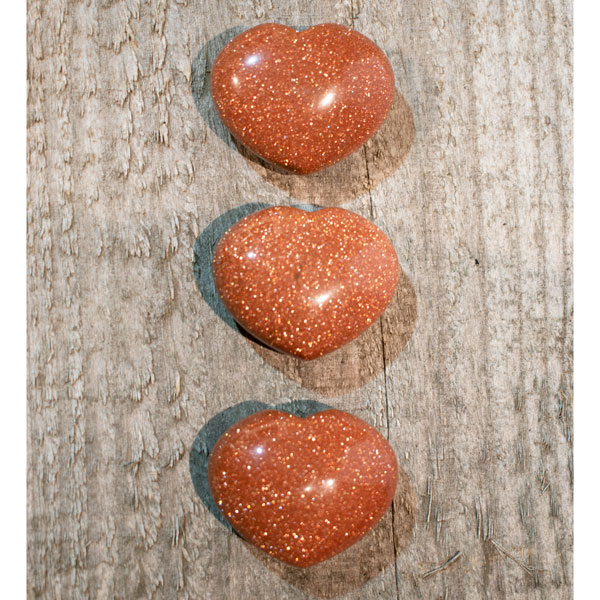 Goldstone Puffy Heart Goldstone Puffy Heart