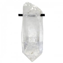 Pendentif en cristal de quartz, naturel