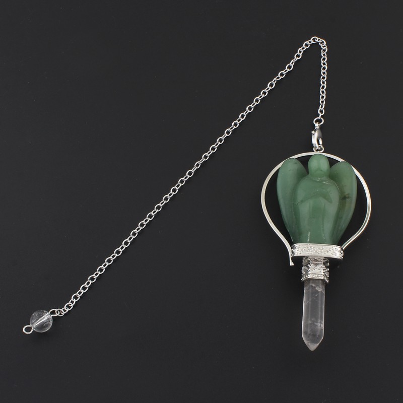 Angel Pendulum: Green Aventurine Angel Pendulum: Green Aventurine