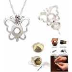 Wish Pearl Necklace Set - Butterfly