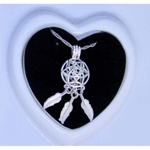 Wish Pearl Necklace Set - Dreamcatcher + 5 Pearls Wish Pearl Necklace Set - Dreamcatcher + 5 Pearls